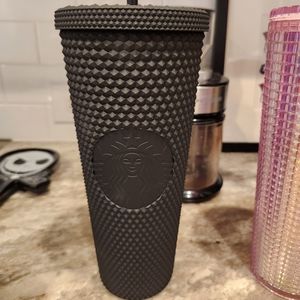 Starbucks venti matte black cup